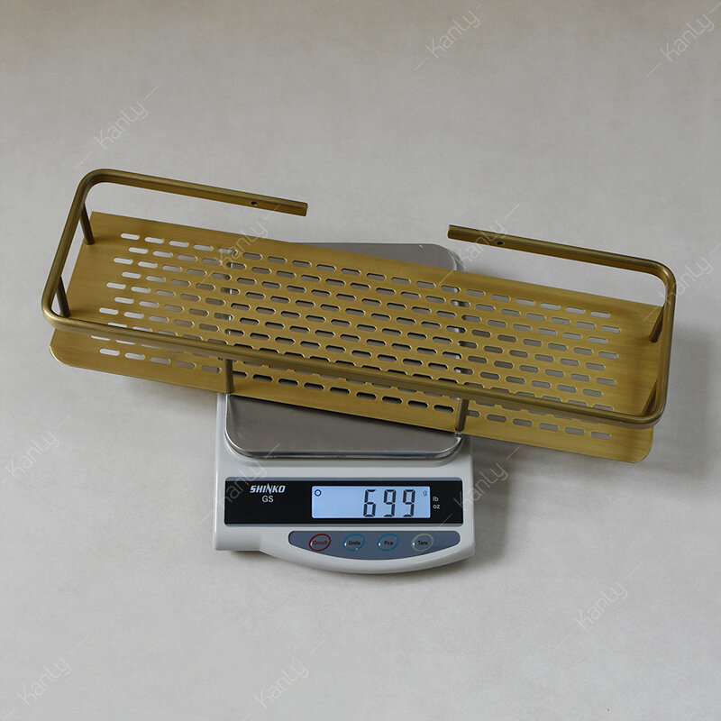 Kệ treo góc nhà tắm bằng đồng Kanly GCK30 / GCK30B