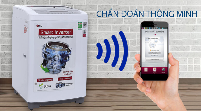 Máy giặt LG 8.5 kg T2385VSPM Máy giặt LG 8.5 kg T2385VSPM