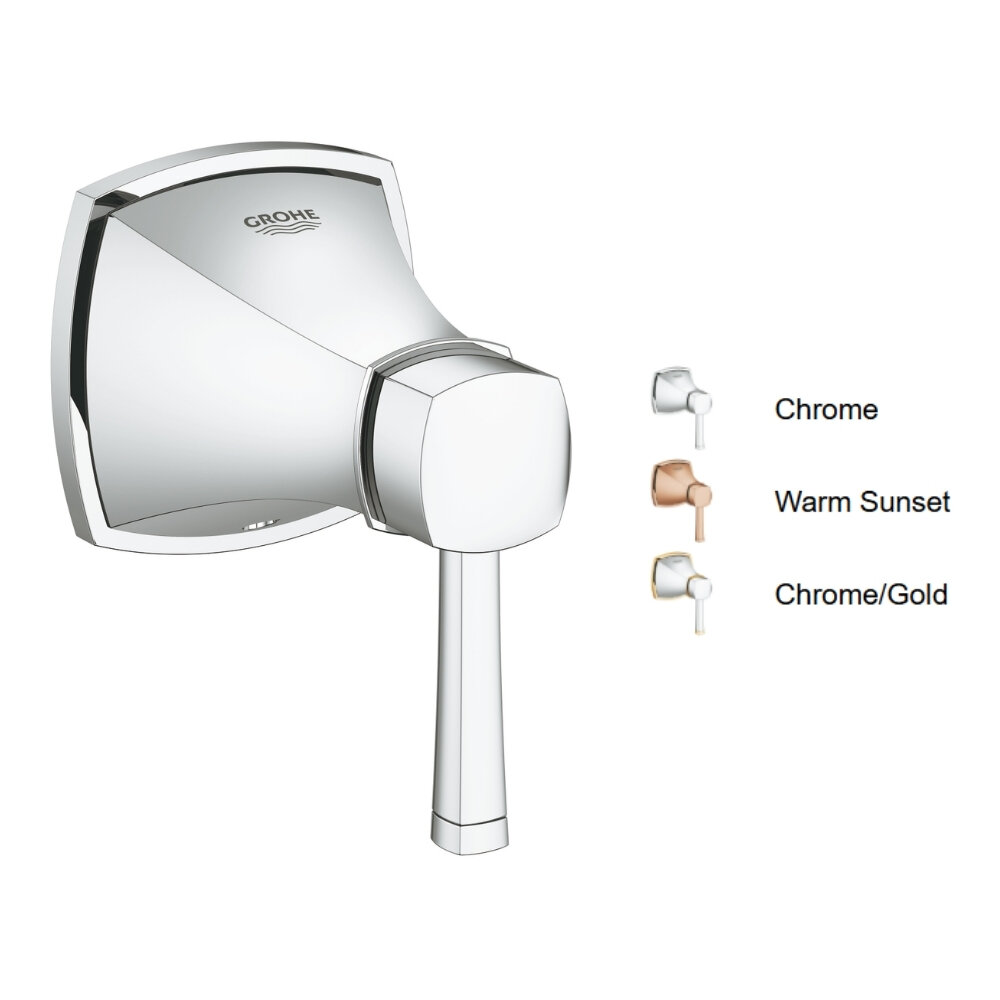 Van vặn Grandera GROHE 19944000 và các phiên bản mạ màu cực kì sang trọng