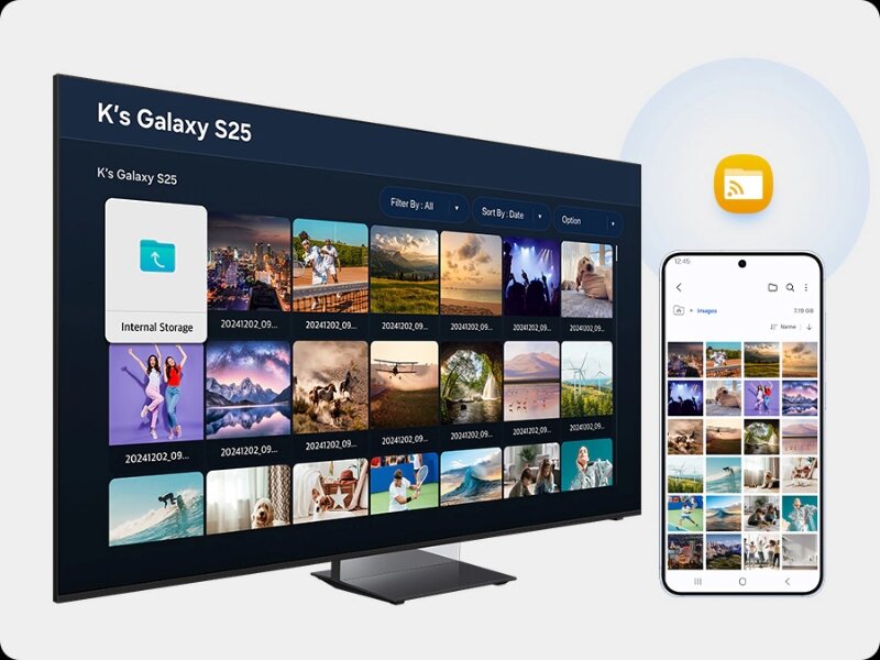 Smart tivi Micro RGB Samsung AI 4K 75 inch MRA75R85HA