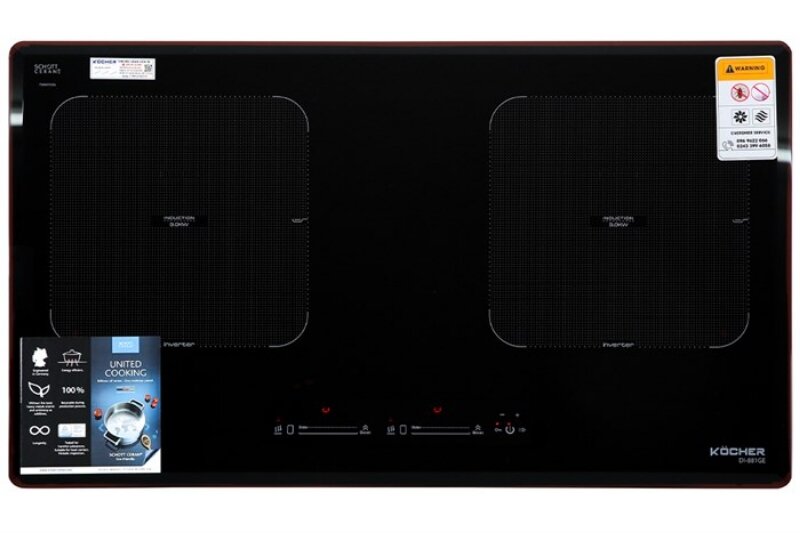 Bếp từ âm 2 vùng nấu Kocher DI-881GE