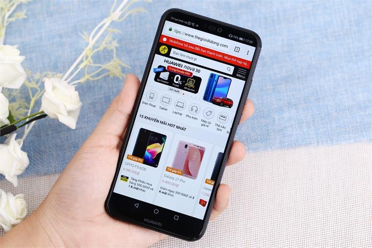 Điện thoại Huawei Nova 3e ANE-LX2 Black