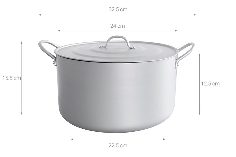 Nồi nhôm oxy hóa mềm 24 cm Supor HT08008-5 Nồi nhôm oxy hóa mềm 24 cm Supor HT08008-5