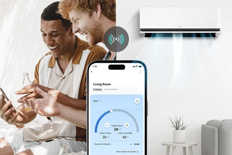 Điều hòa LG Inverter 12000 BTU 2 chiều IDH12M1 gas R-32