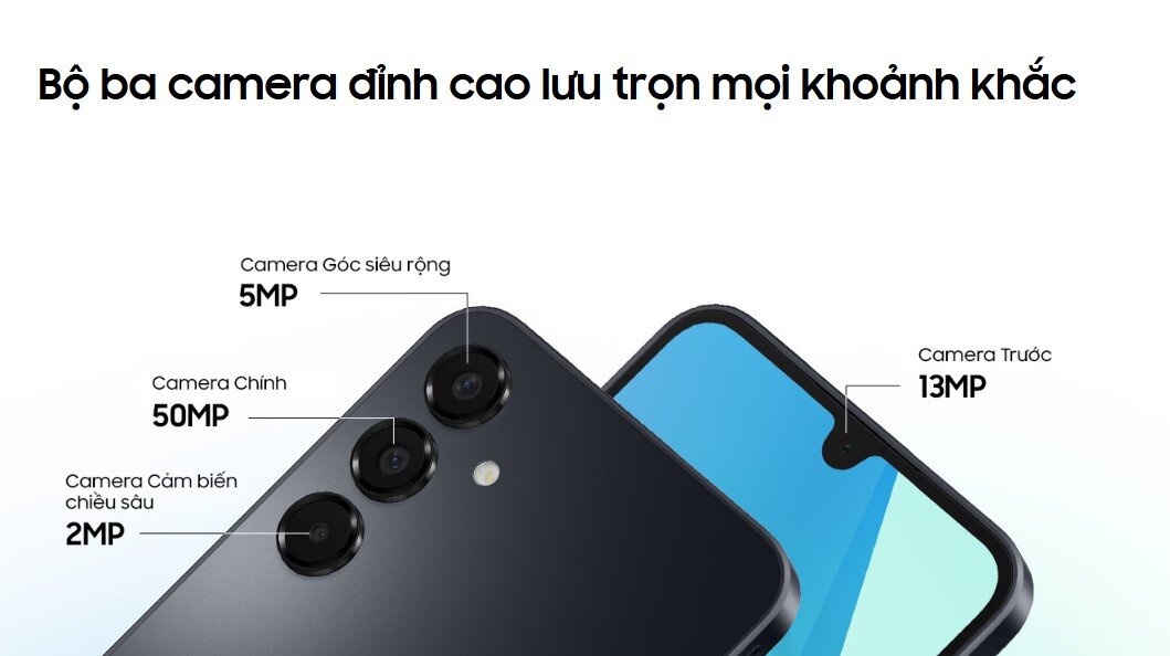 Điện thoại Samsung Galaxy A16 (8GB/ 256GB/ Xám Bạc)