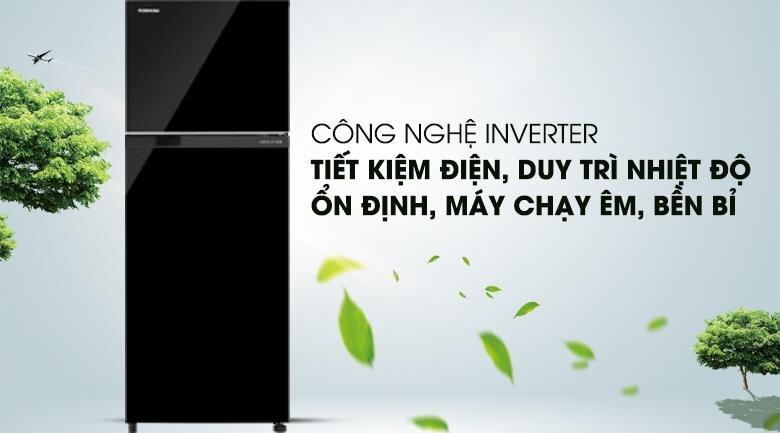 Tủ lạnh Toshiba 253L Inverter GR-B31VU(UKG)