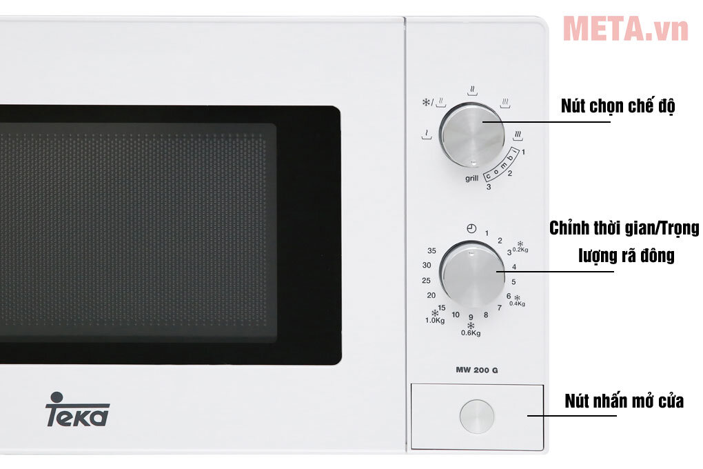 Lò vi sóng Teka MW 200 G White 20 lít (có nướng)