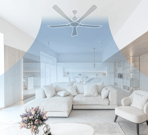 Quạt trần Panasonic F-60DHN có khả năng làm mát tốt