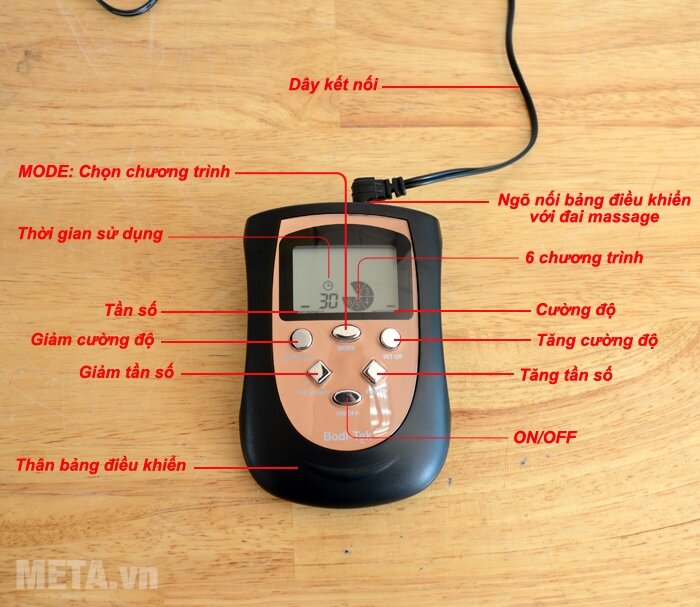 Đai massage bụng và cánh tay Bodi-Tek BT-AATB