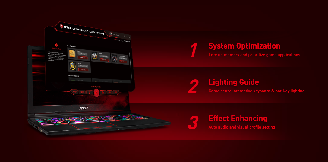 Laptop MSI GE63 Raider 8RE-266VN (GeForce® GTX 1060, 6GB GDDR5,Win10)