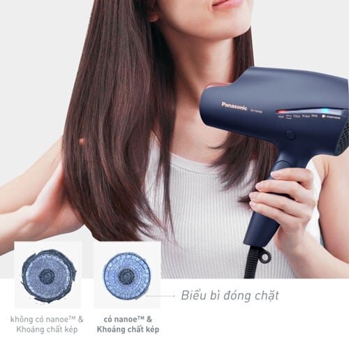 Máy sấy tóc Panasonic EH-NA98-K645 ứng dụng công nghệ Nanoe hiện đại