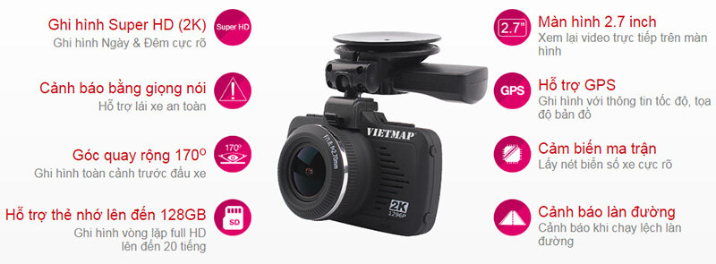 Camera hành trình Vietmap K9 PRO