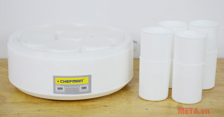 Máy làm sữa chua Chefman CM-301 (16 cốc nhựa)