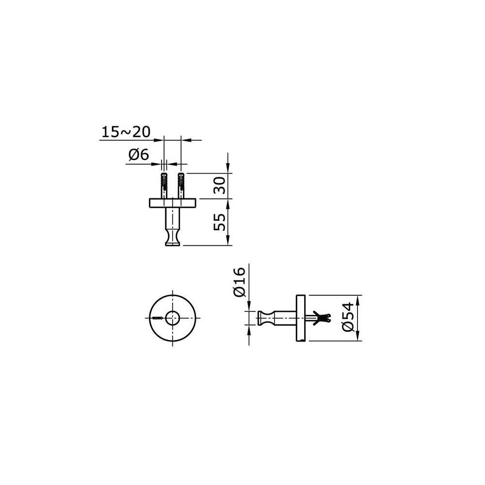Móc áo TOTO TX704AJ