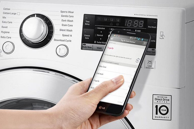máy giặt có sấy lg F1409DPRW1
