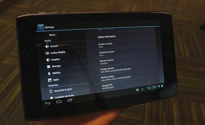 Máy tính bảng Acer Iconia Tab A101 3G 16Gb