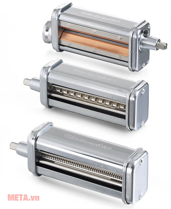 Phụ kiện KitchenAid - Bộ 3 dụng cụ cán và cắt sợi mỳ KPRA Phụ kiện KitchenAid - Bộ 3 dụng cụ cán và cắt sợi mỳ KPRA