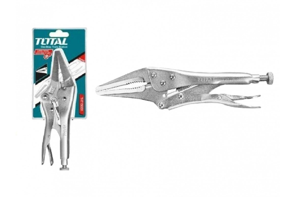 Kềm bấm chết mũi dài 9in Total THT19902