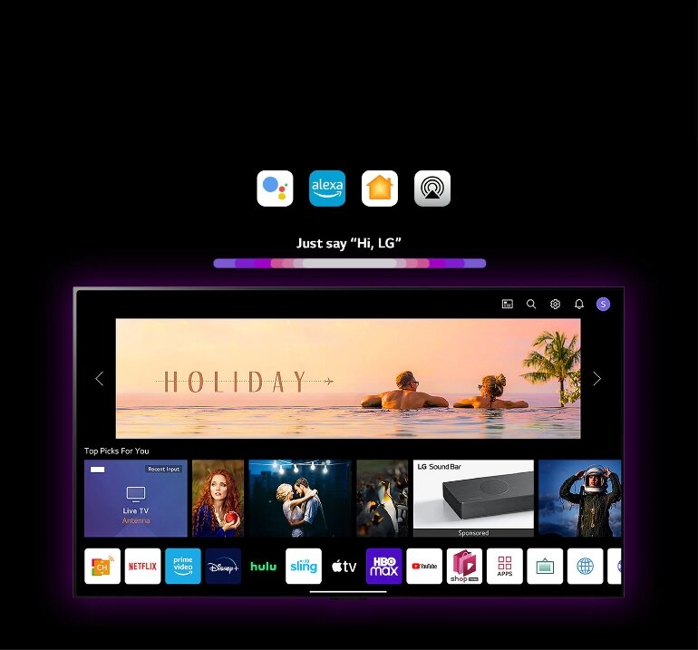 Smart Tivi LG 55 inch OLED EVO 4K 55C2AUA (OLED55C2AUA)