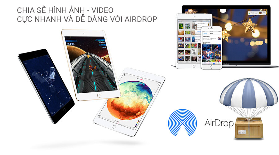 Máy tính bảng iPad Mini 4 Wifi 128GB Máy tính bảng iPad Mini 4 Wifi 128GB