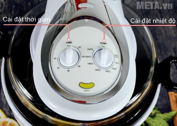 Lò nướng thủy tinh đa năng halogen Tiger Queen MO-02MHG (12 lít)