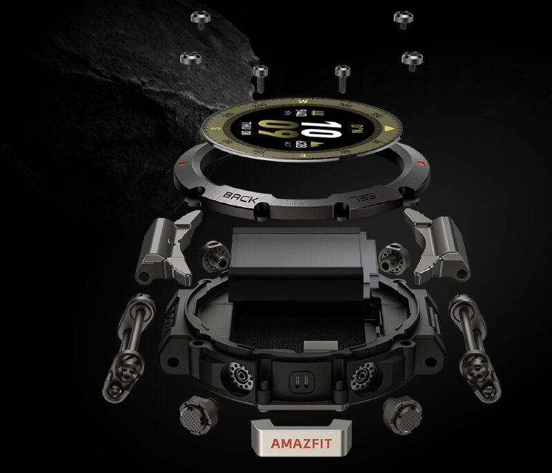 Amazfit T-Rex Ultra cấu tạo