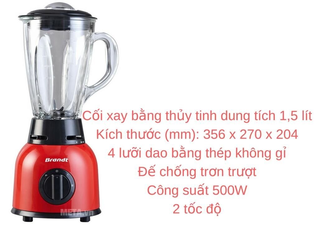 Máy xay sinh tố Brandt BLE515R