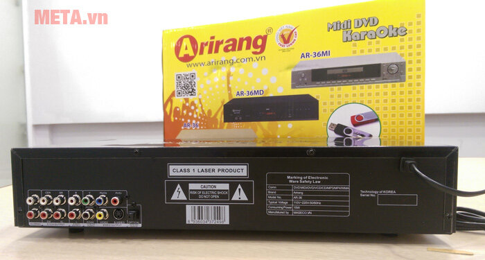 Đầu karaoke 5 số Arirang DVD AR-36 (không kèm micro)