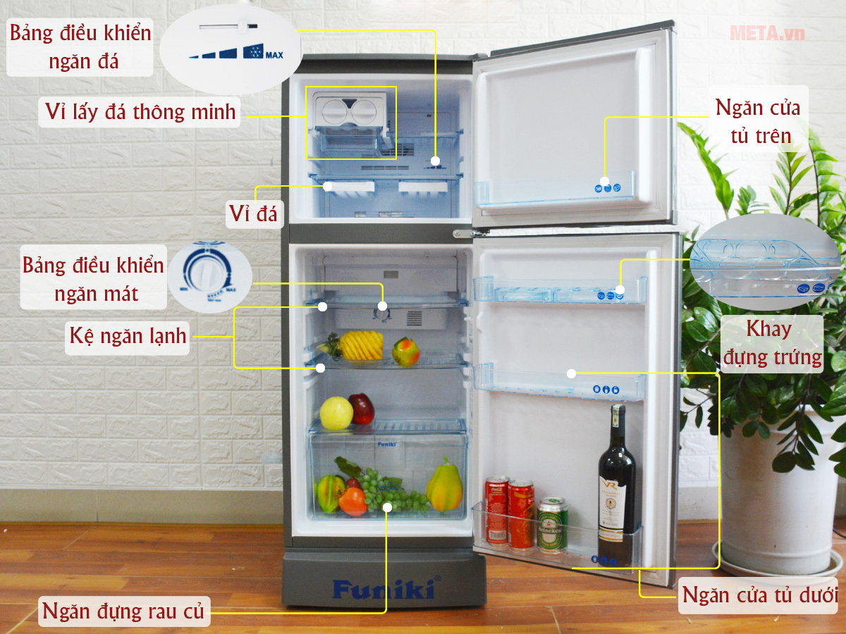Tủ lạnh Funiki FR-132CI 130 lít Tủ lạnh Funiki FR-132CI 130 lít