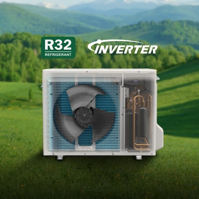 Điều hòa Panasonic 18.000BTU CU/CS-RU18AKH-8B sử dụng gas R32 thân thiện môi trường