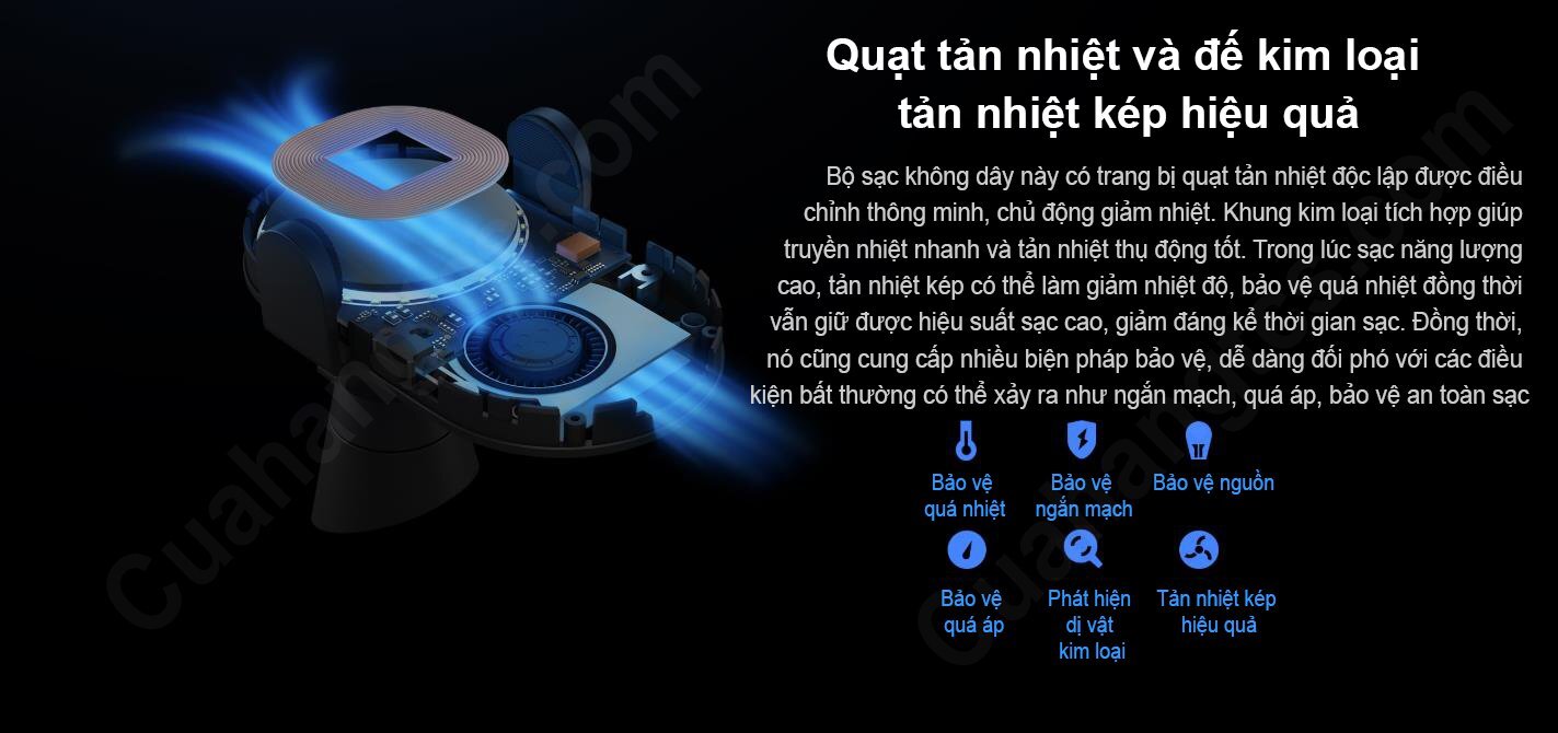 Kẹp điện thoại kiêm sạc không dây ô tô Xiaomi WCJ02ZM