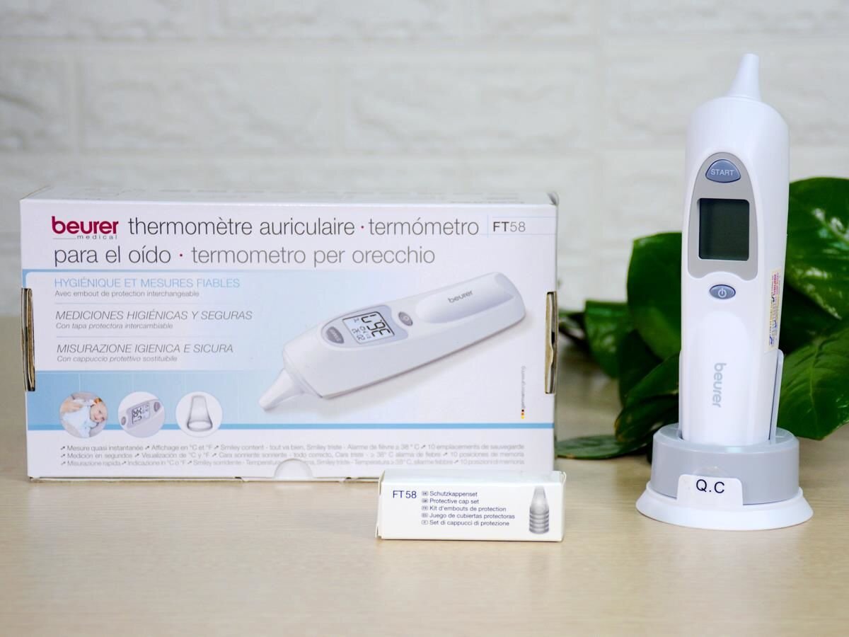 Nhiệt kế điện tử đo tai Beurer FT58 Nhiệt kế điện tử đo tai Beurer FT58