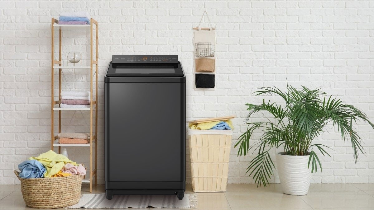 Máy giặt Panasonic Inverter 12,5kg NA-FD125V4BV có thiết kế hiện đại, tối giản