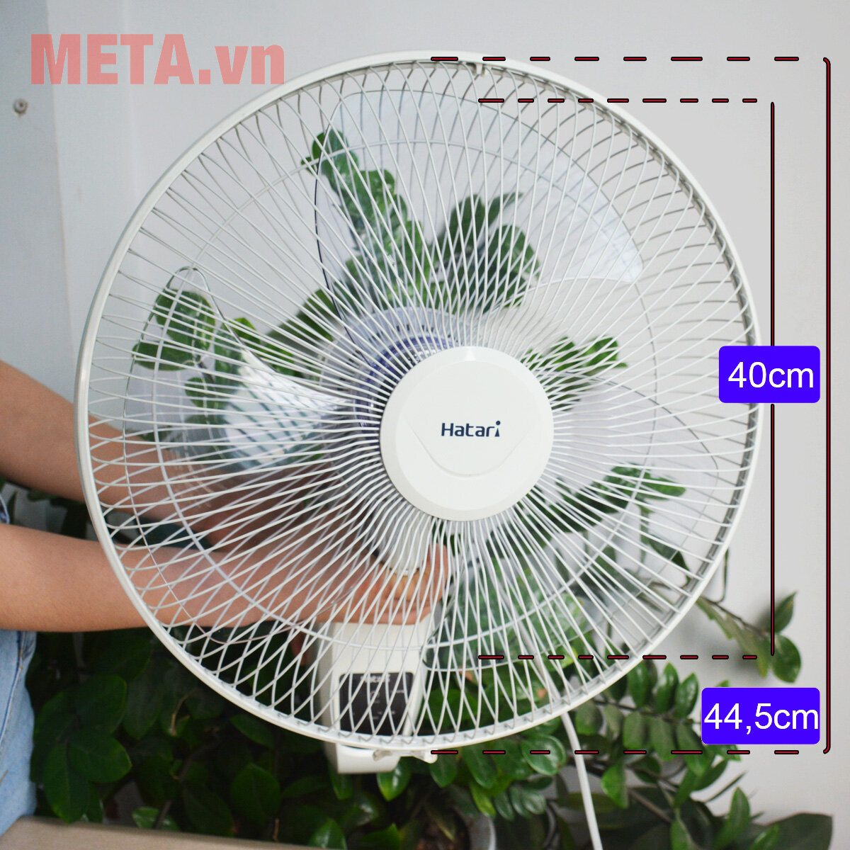 Quạt treo tường Thái lan Hatari HT-W16R6 (có điều khiển)