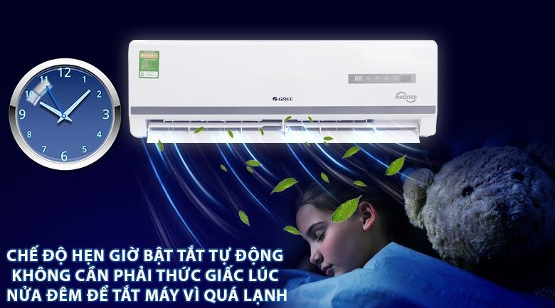 Điều hòa 2 chiều Windy Inverter Gree GWH18WC-K3D9B7N - 18000BTU