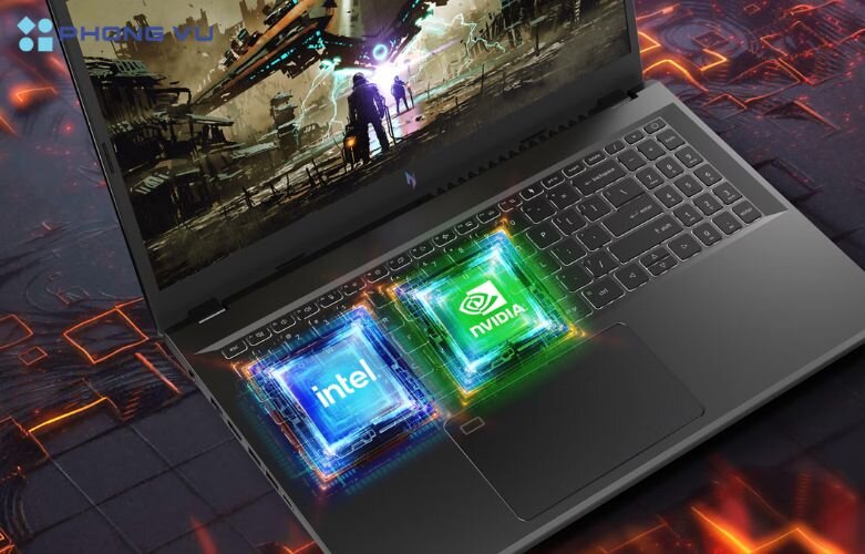Laptop ACER Nitro V ANV15-51-56D5 là một lựa chọn lý tưởng cho game thủ và người dùng cần hiệu năng cao trong các công việc sáng tạo nội dung hay lập trình chuyên nghiệp