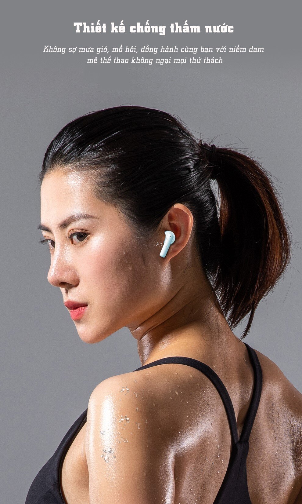 Tai nghe không dây PISEN True wireless Ai3 PA-BHD03 màu trắng