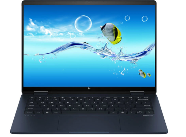 Laptop HP Envy X360 14-fc0093TU (A19C3PA) (Ultra5 125U/16GB RAM/512GB SSD/14 2.8K Cảm ứng/Bút/Win11/Xanh)  