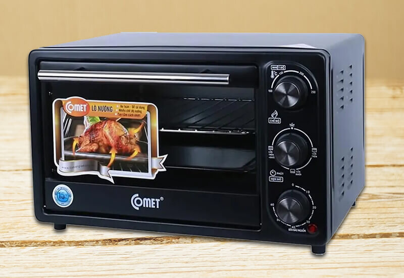 Lò nướng vuông Comet CM6512 sở hữu kiểu dáng nhỏ gọn