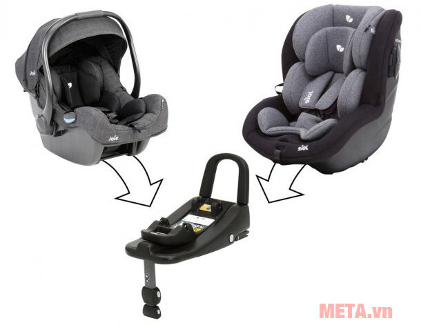 Ghế ngồi ô tô trẻ em Joie i-Anchor Advance Two Tone Black
