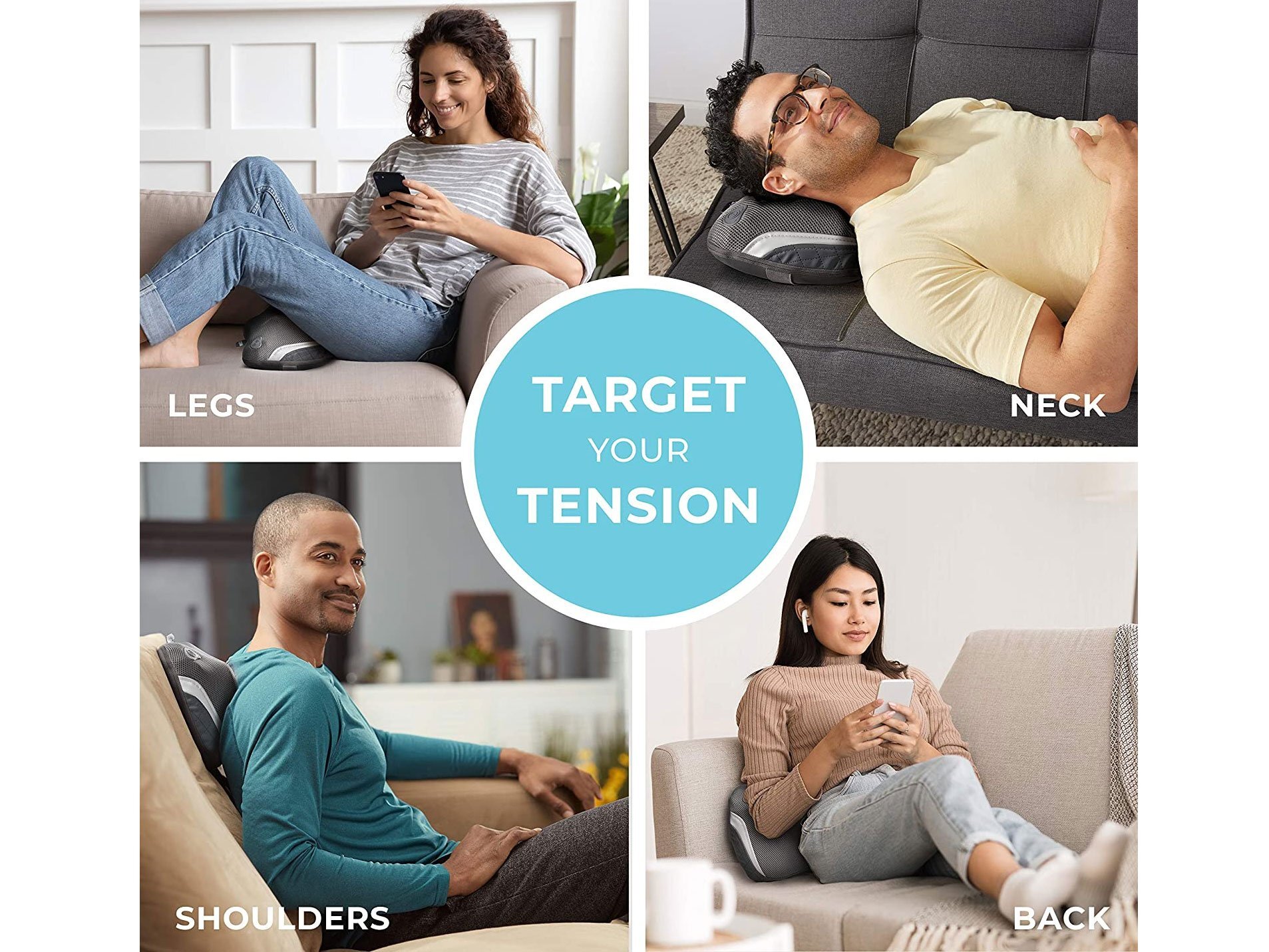 Gối massage 3D HoMedics SP-135HJ