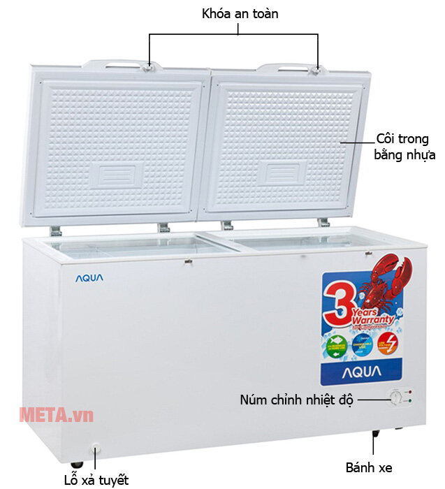 Tủ đông Aqua AQF-C680 1 ngăn 478 lít