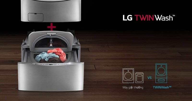 Máy giặt LG Twinwash FG1405S3W & TG2402NTWW Máy giặt LG Twinwash FG1405S3W & TG2402NTWW