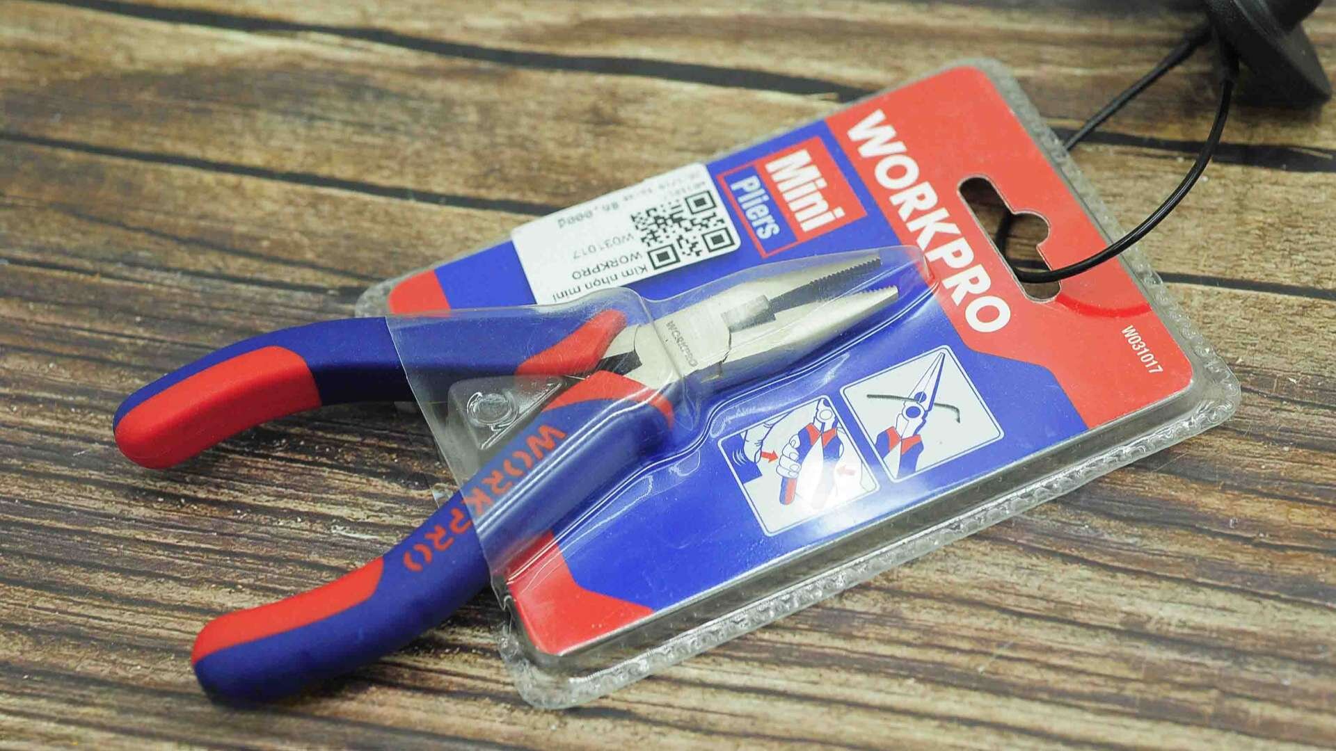 Kìm nhọn mini Workpro W031017