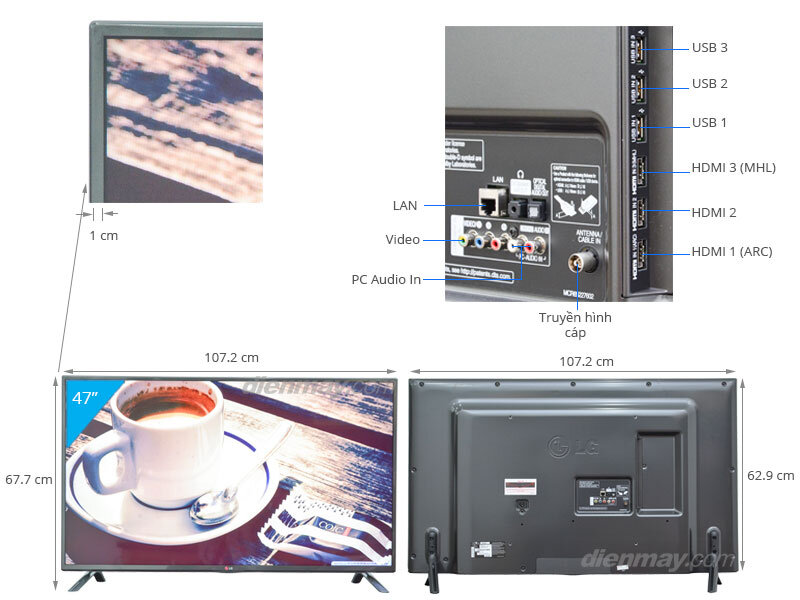 Smart Tivi LED LG 47LB631T 47 inch Smart Tivi LED LG 47LB631T 47 inch