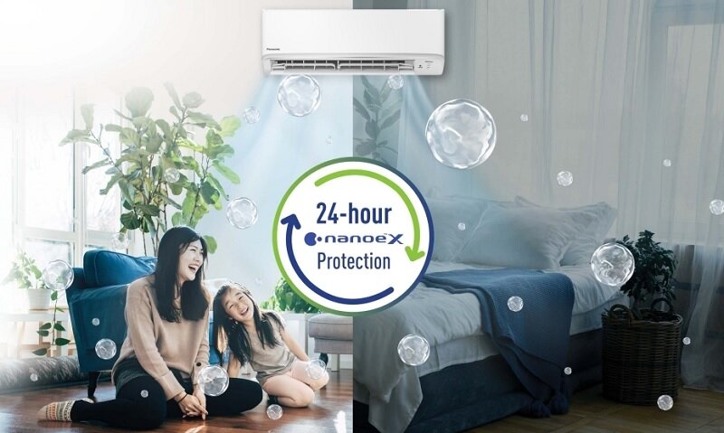 Điều Hòa Panasonic 18000 BTU 1 chiều inverter XPU18WKH-8 lọc không khí