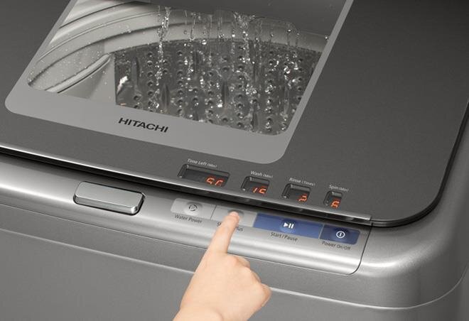 Máy giặt 10KG Hitachi SF-100XAV lồng đứng Inverter