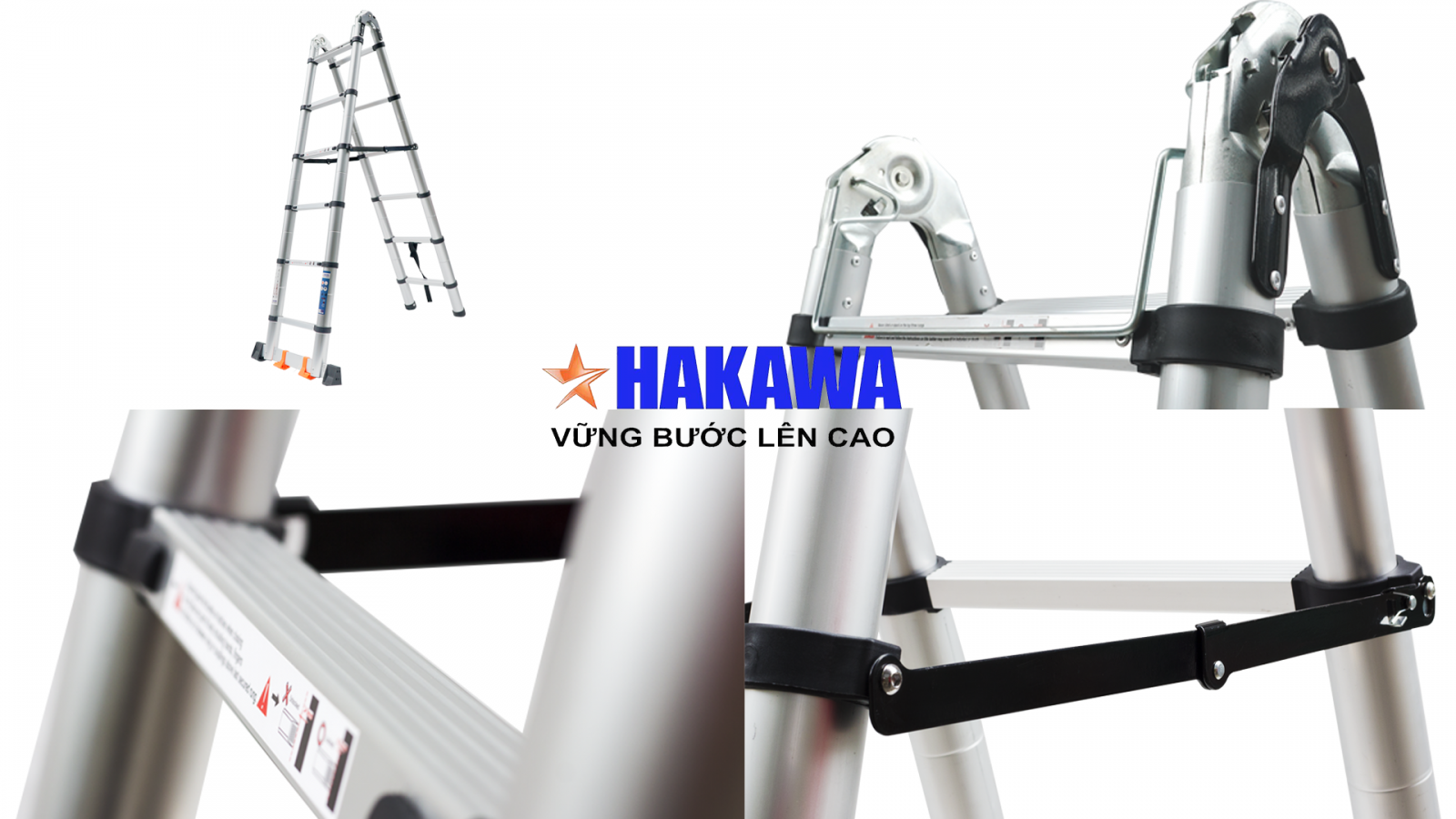 Thang nhôm rút đôi Hakawa HK-256 (HK256)