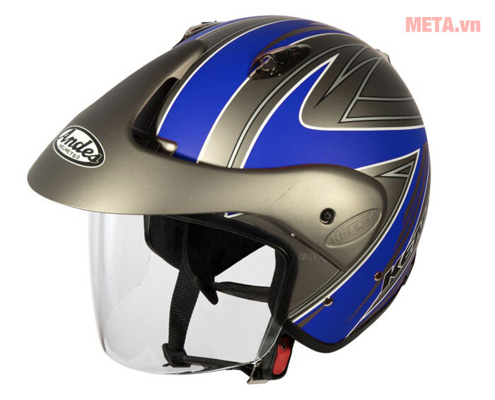 Mũ bảo hiểm 3/4 Andes 3S-306E (AS-306E) tem nhám (Size 57~59 cm) Mũ bảo hiểm 3/4 Andes 3S-306E (AS-306E) tem nhám (Size 57~59 cm)