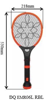 Bộ vợt muỗi Điện Quang EMR05L WPI 62299083 (Trắng - hồng) (Sao chép)